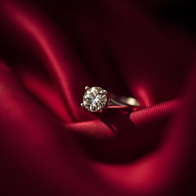 Diamond solitaire ring